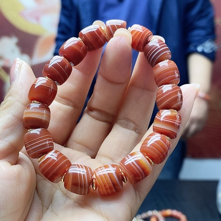 玛瑙/玉髓合金颈饰