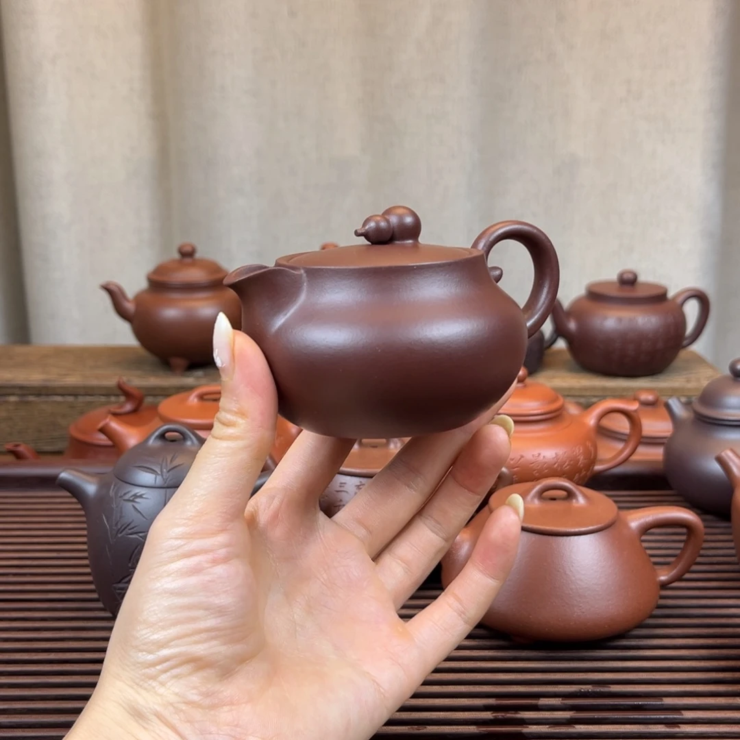 茶壶紫砂150cc葫芦