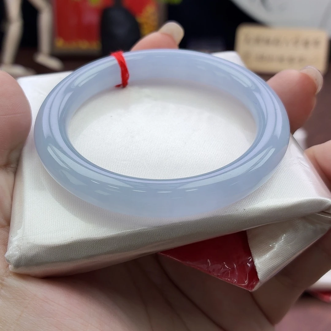 未镶嵌手镯翡翠20号冰蓝紫