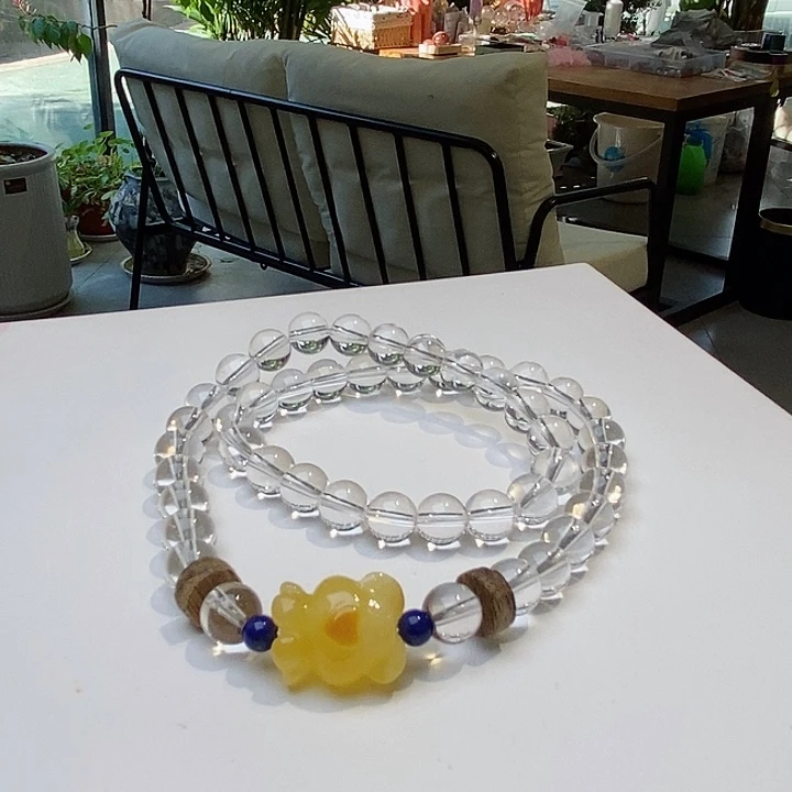 水晶手链未镶嵌双圈手链