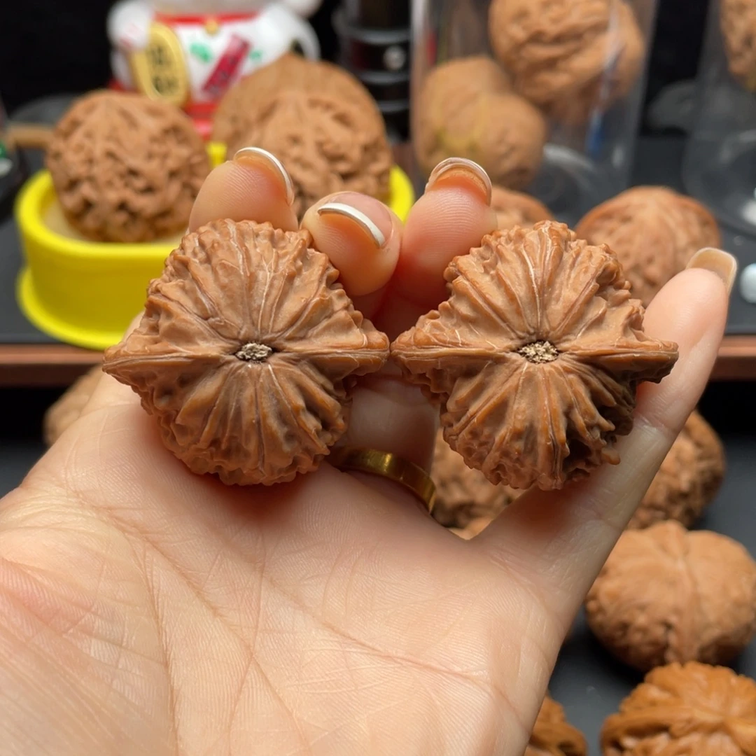 唐***淼把件文玩核桃磨盘39