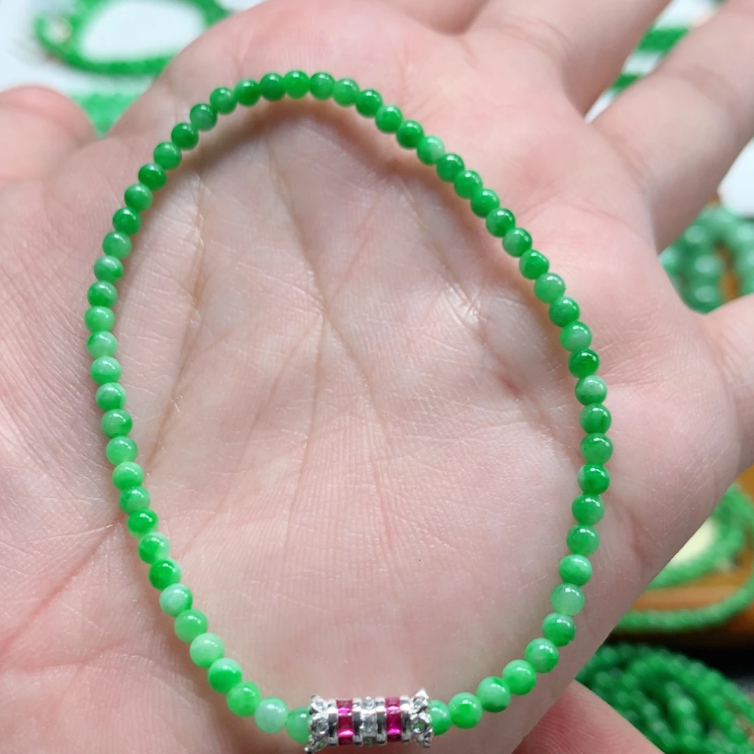 翡翠未镶嵌手链翡翠