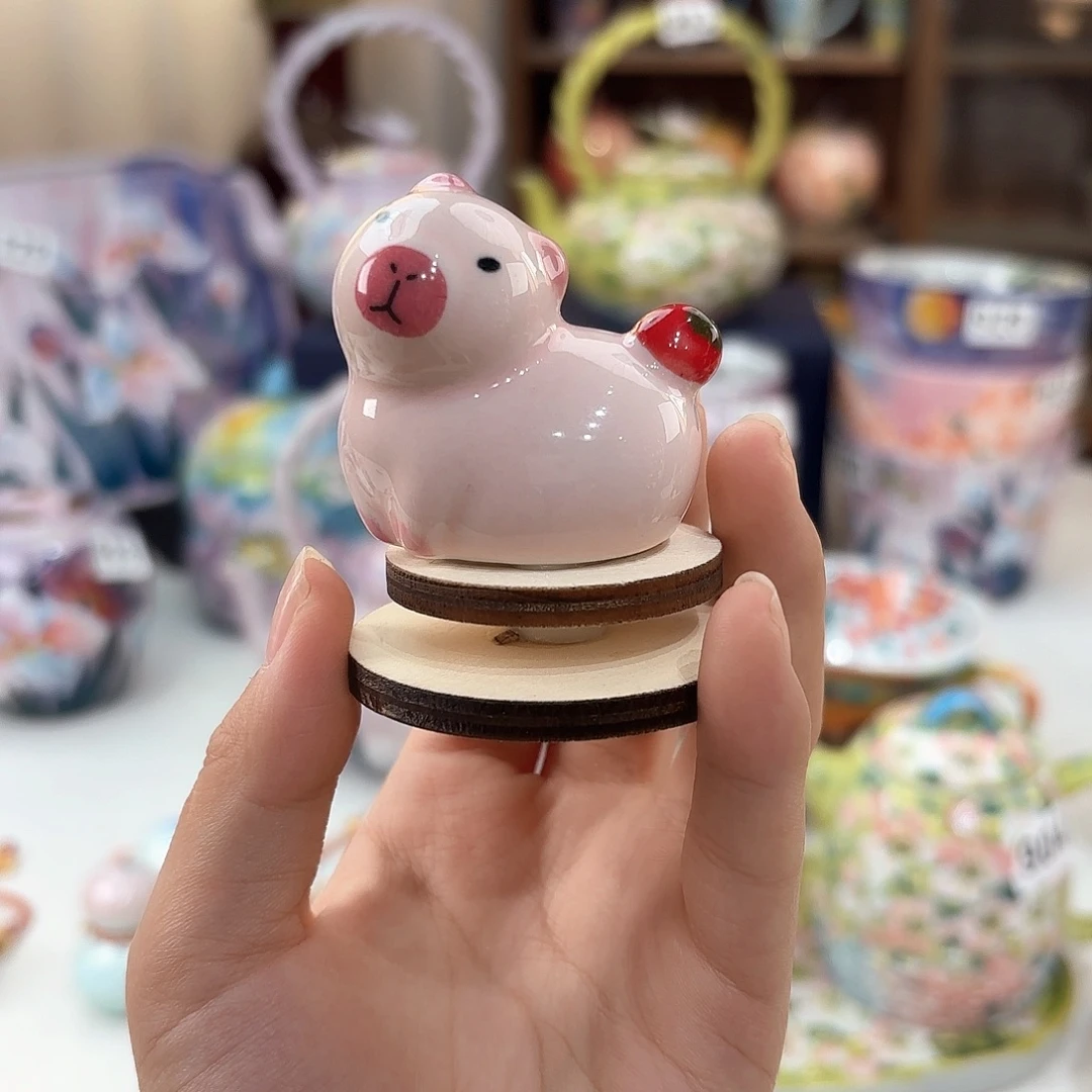 景德镇手绘高温釉下彩陶瓷茶具
