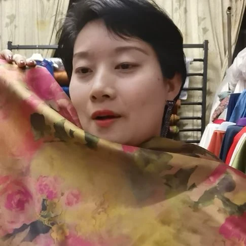 蚕丝3米皮子香云纱布料油画