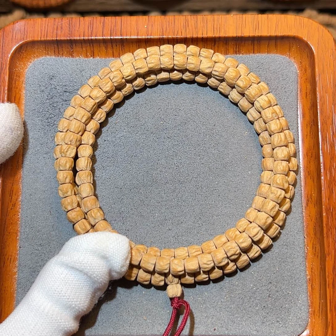 柏香籽/百香籽吊坠黄油皮方块顺6+