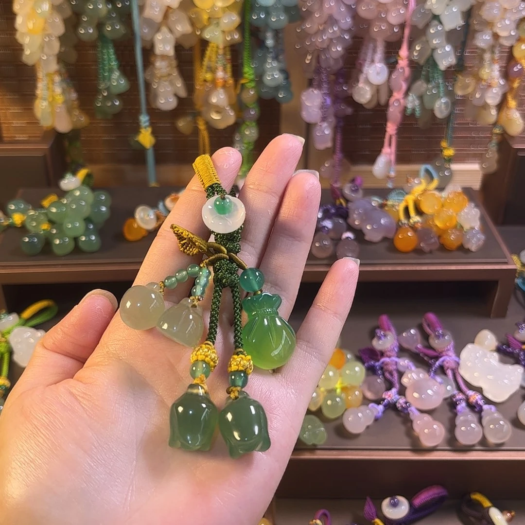 玛瑙/玉髓未镶嵌车挂