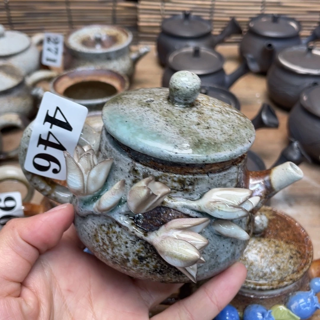 农***花陶纯手工柴烧茶具茶具