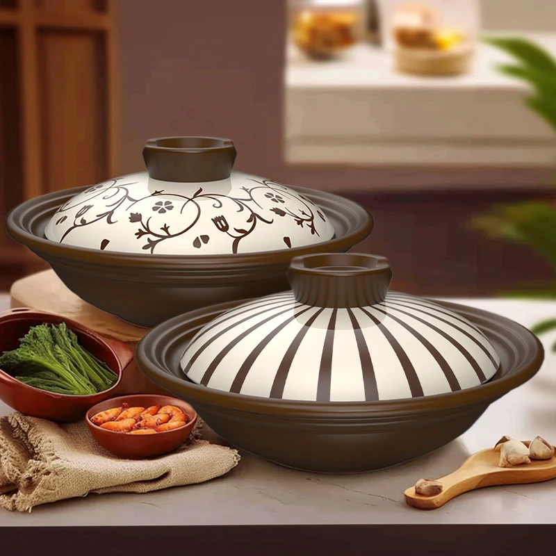 康舒陶瓷砂锅米线加高汤煲炖煲煮粥煲汤炖菜耐高温家用砂锅