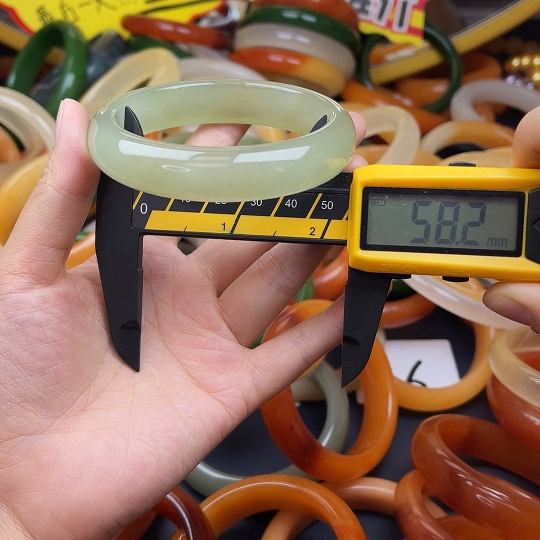 合金石英质玉（黄龙玉）手镯双11全场98元买三再送一44号