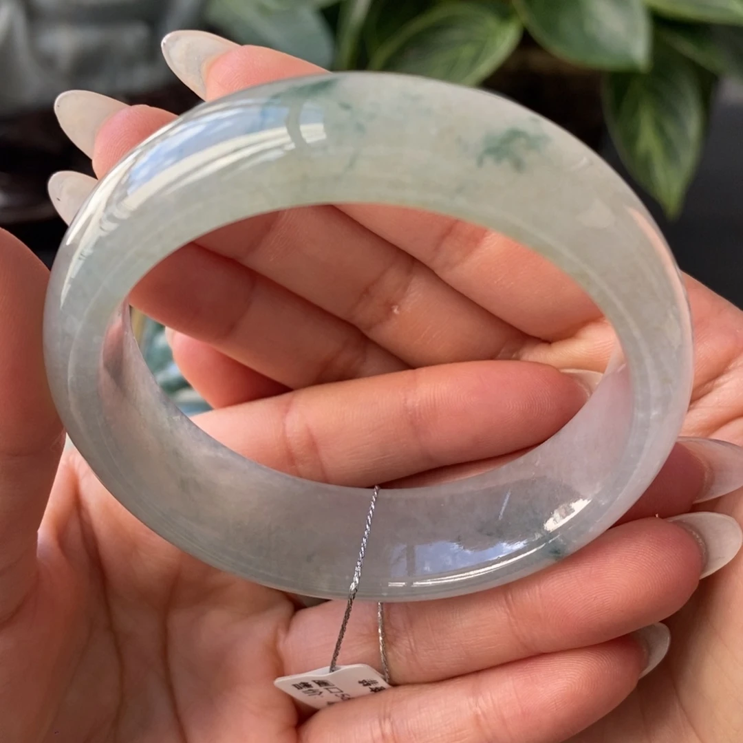 翡翠未镶嵌手镯天然