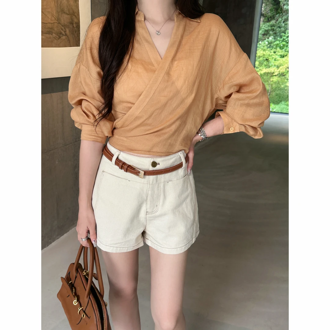 【亦瑶定制】显瘦一绝/衬衫 防晒上衣韩版衬衫洋气百搭5CCJJ8869