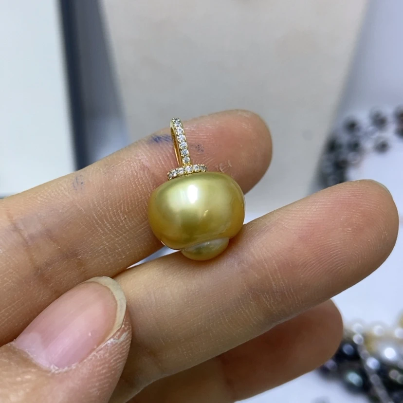 【闪购商品】海水珍珠裸珠未镶嵌杨**～