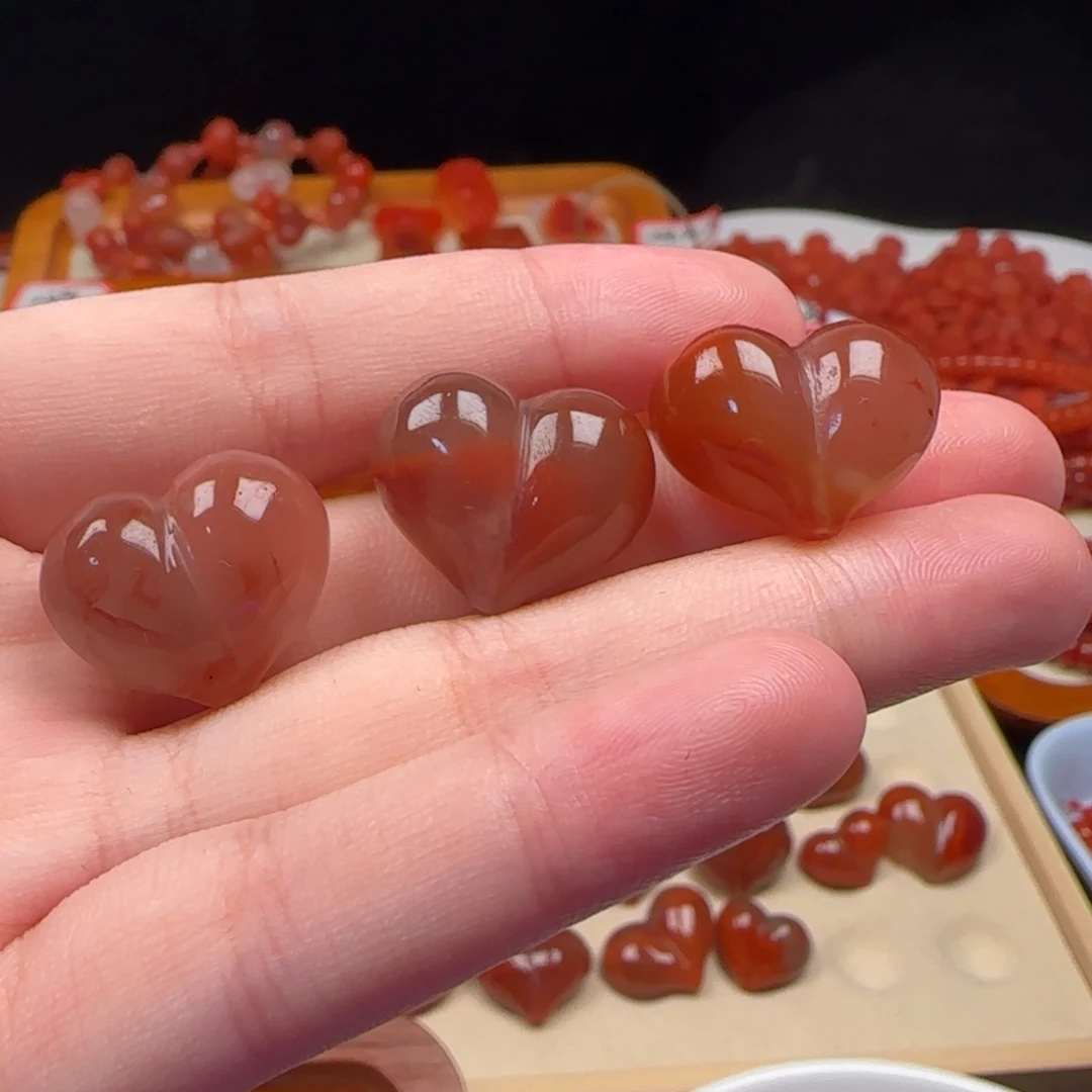 南红玛瑙合金挂件微瑕不退换