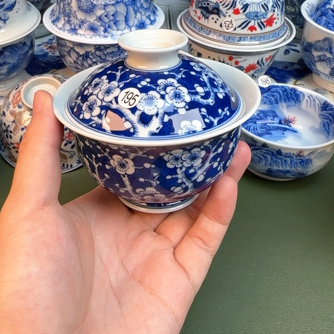 彦祖纯手工手绘茶具195