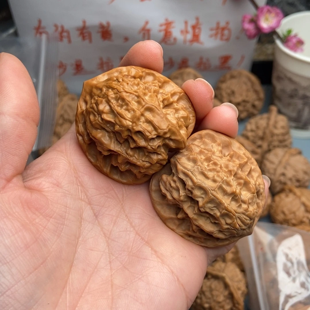 文玩核桃把件九*白蛇谷20