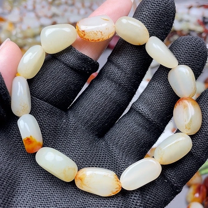 和田玉未镶嵌手链