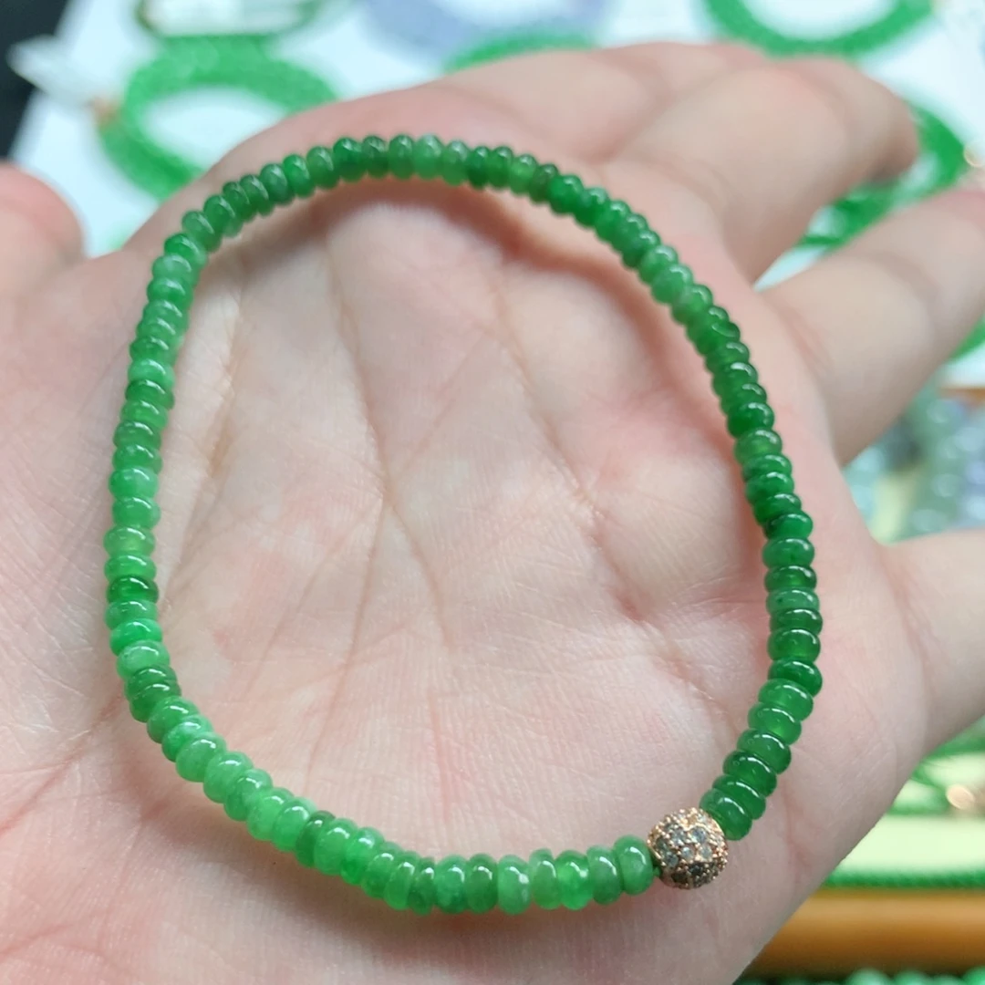 翡翠未镶嵌手链翡翠