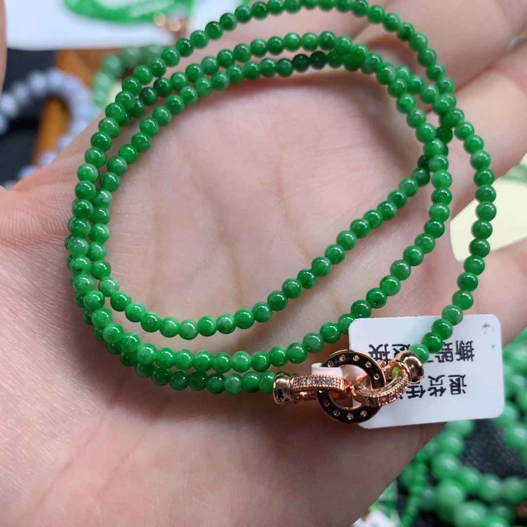 未镶嵌手链翡翠翡翠