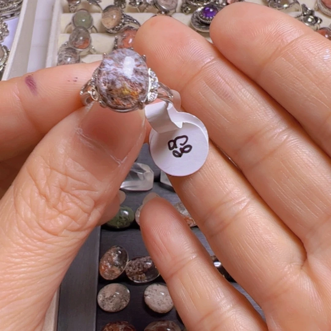 水晶手链银S800镀金镶嵌瑞