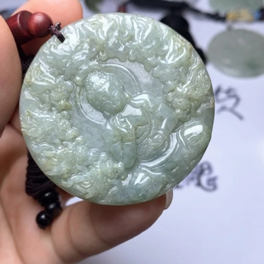 翡翠未镶嵌颈饰翡翠