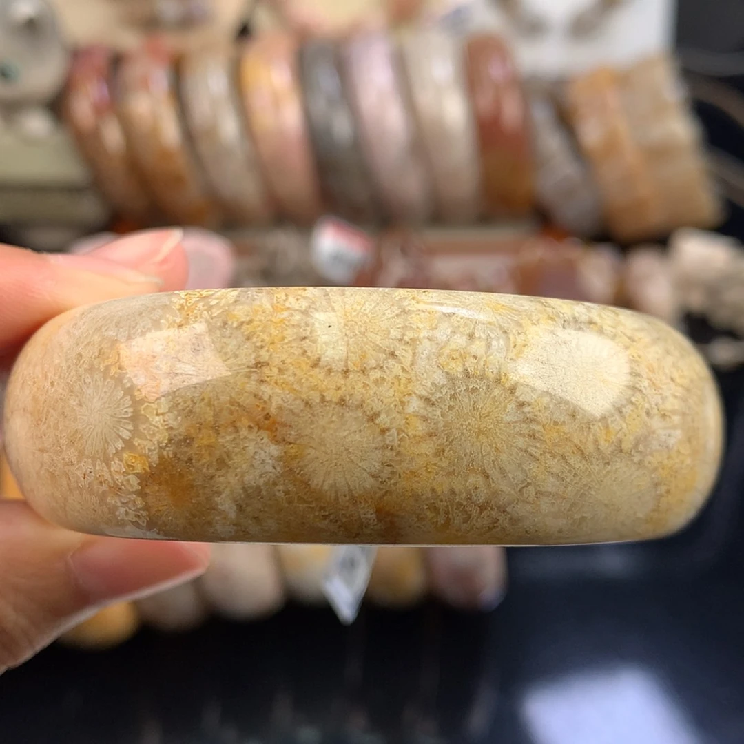 【闪购商品】硅化珊瑚（珊瑚玉）未镶嵌颈饰福利58.7圈（47号）