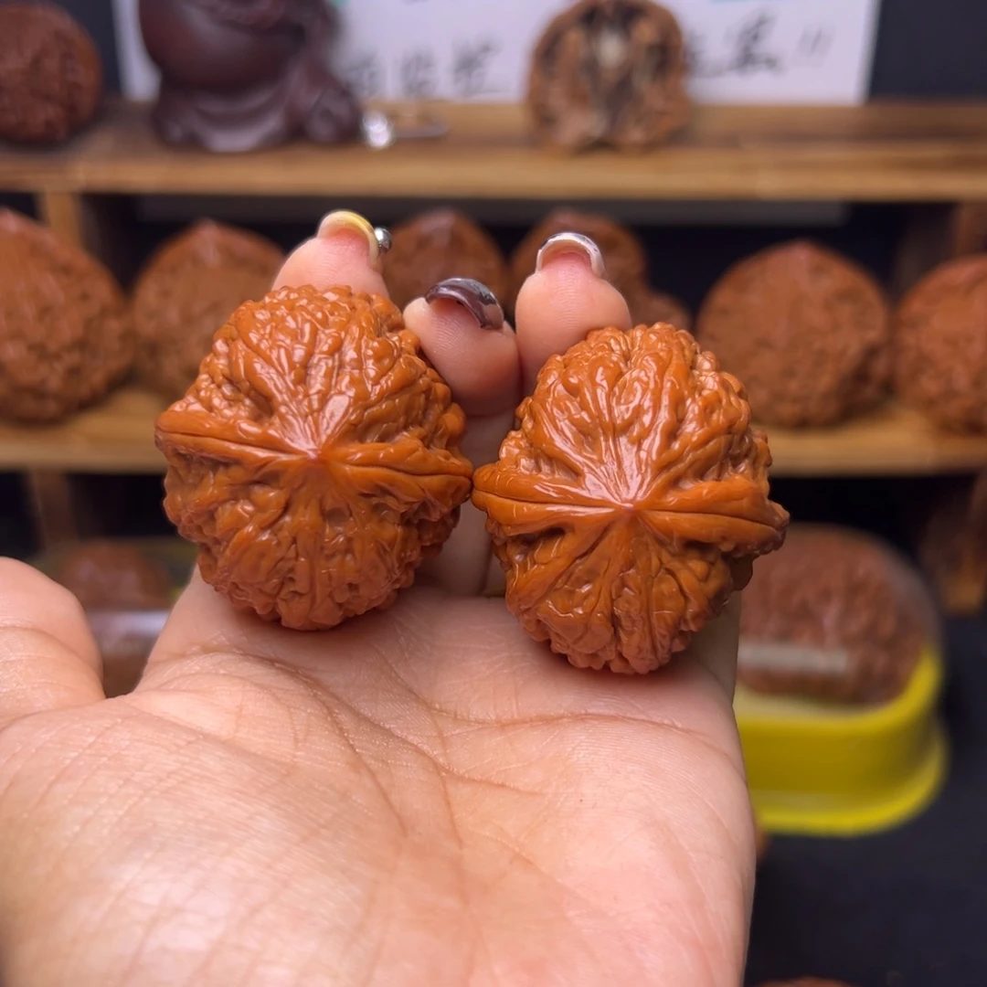 羽***吊坠桃核凹底福利