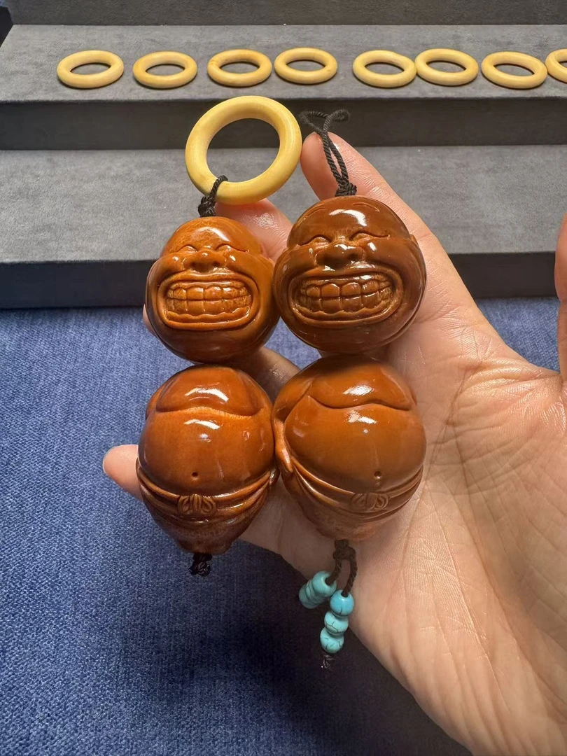 大橄榄雕刻大呲花小屁孩大尺寸