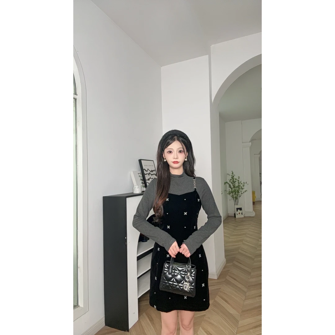 IEF/爱依服2025新款秋季韩版时尚显瘦里外套裙套装