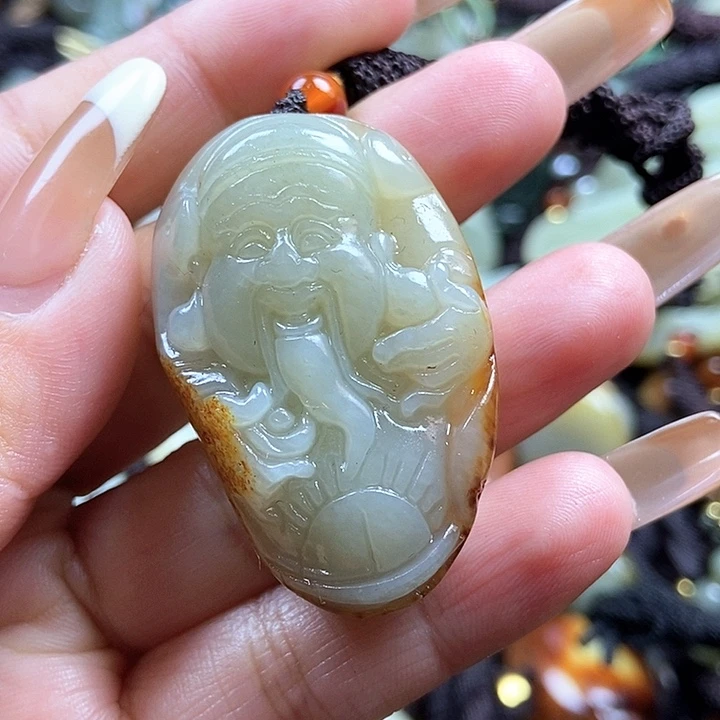 和田玉颈饰未镶嵌