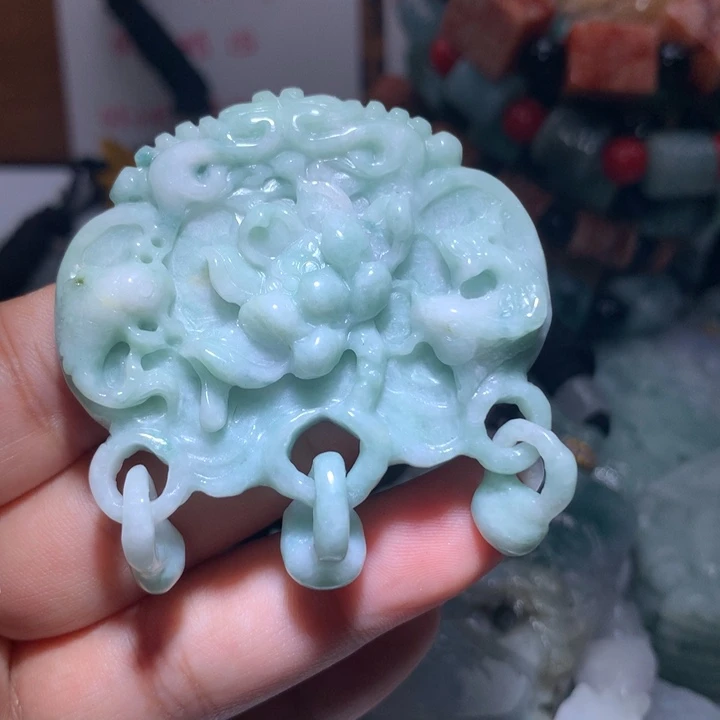 颈饰未镶嵌翡翠保真天然A货翡翠