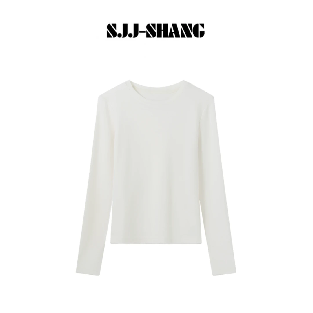 SJJ-SHANG【伊丽莎白】暖软绵绵简约显瘦长袖毛针织衫q134970p