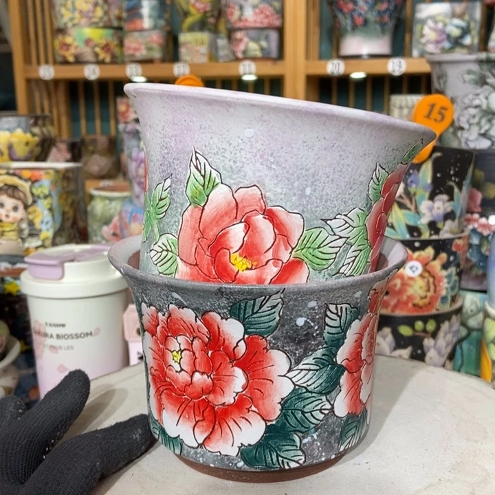 红陶景德镇艺术手绘作品