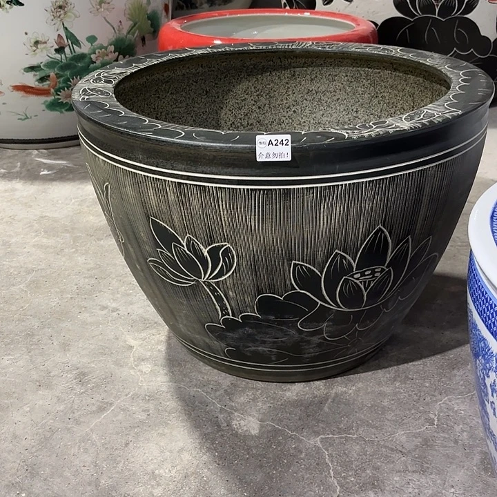 陶瓷陶瓷鱼缸微瑕64–43
