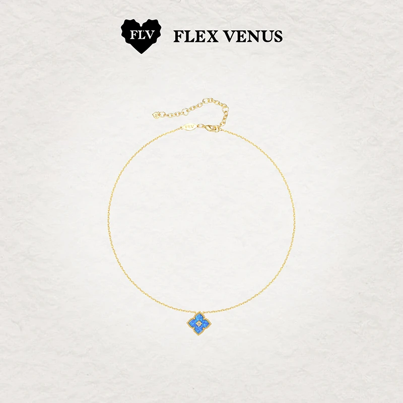 铜合金吊坠 FLV蓝韵项链小众设计感时尚简约百搭通勤轻奢女礼物