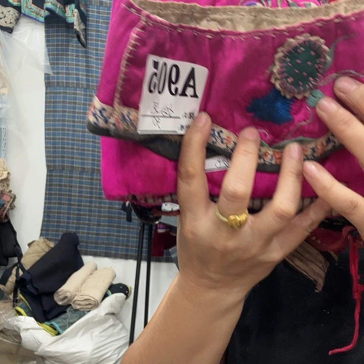 好***运乳胶棉手工老丝线帽子
