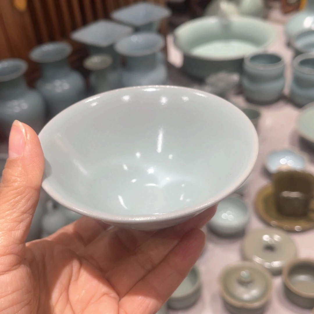 杯子瓷仿古微瑕斗笠占稳老师啊啊啊