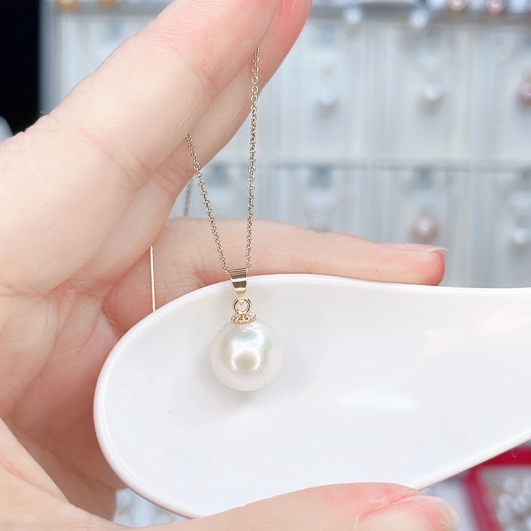 淡水珍珠吊坠(赠链)合金