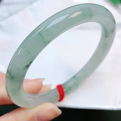 未镶嵌手镯翡翠56圆条880268