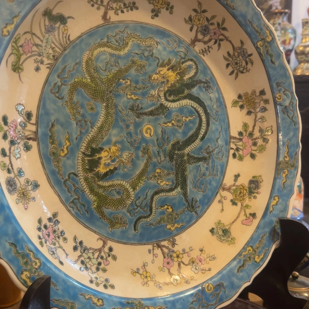 天***雀精品珐琅彩瓷器收藏店铺精品珐琅彩缠枝连瓷器收藏店铺