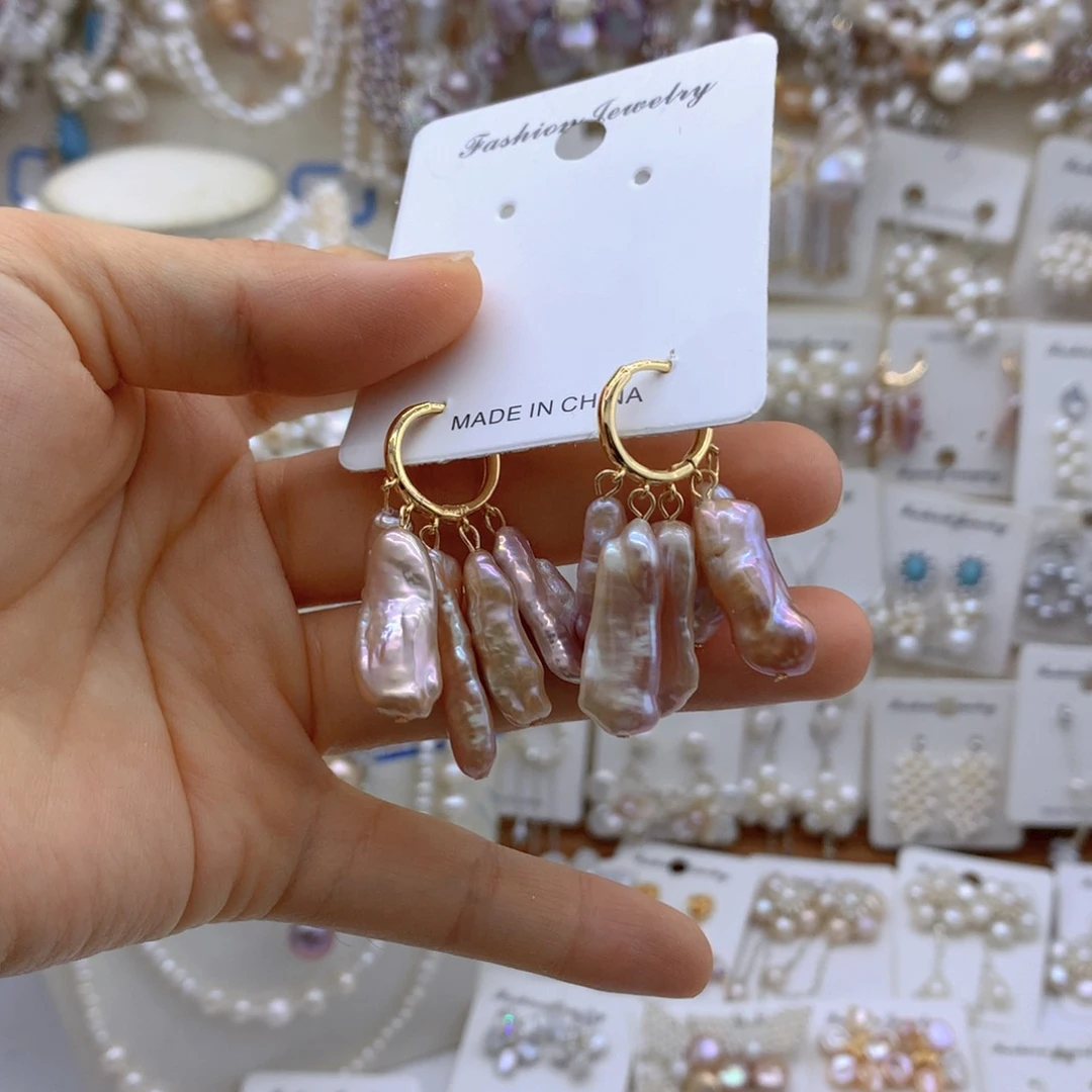 合金淡水珍珠项链耳饰