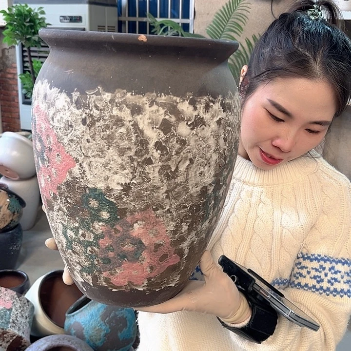 正品口25高35花盆……