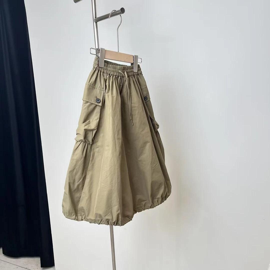 新款军绿色半裙 b78 2175楚系