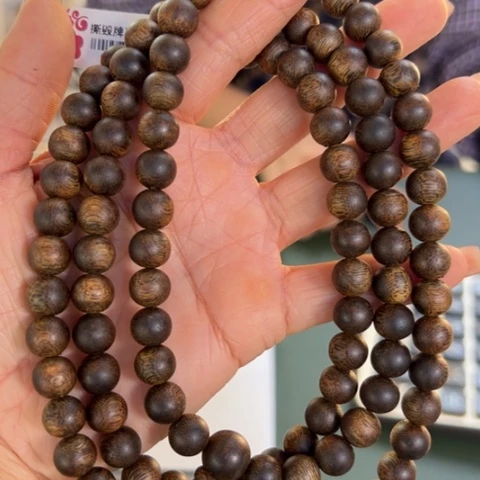 沉香手串白棋沉水浮42克卡0.9多样性发1串
