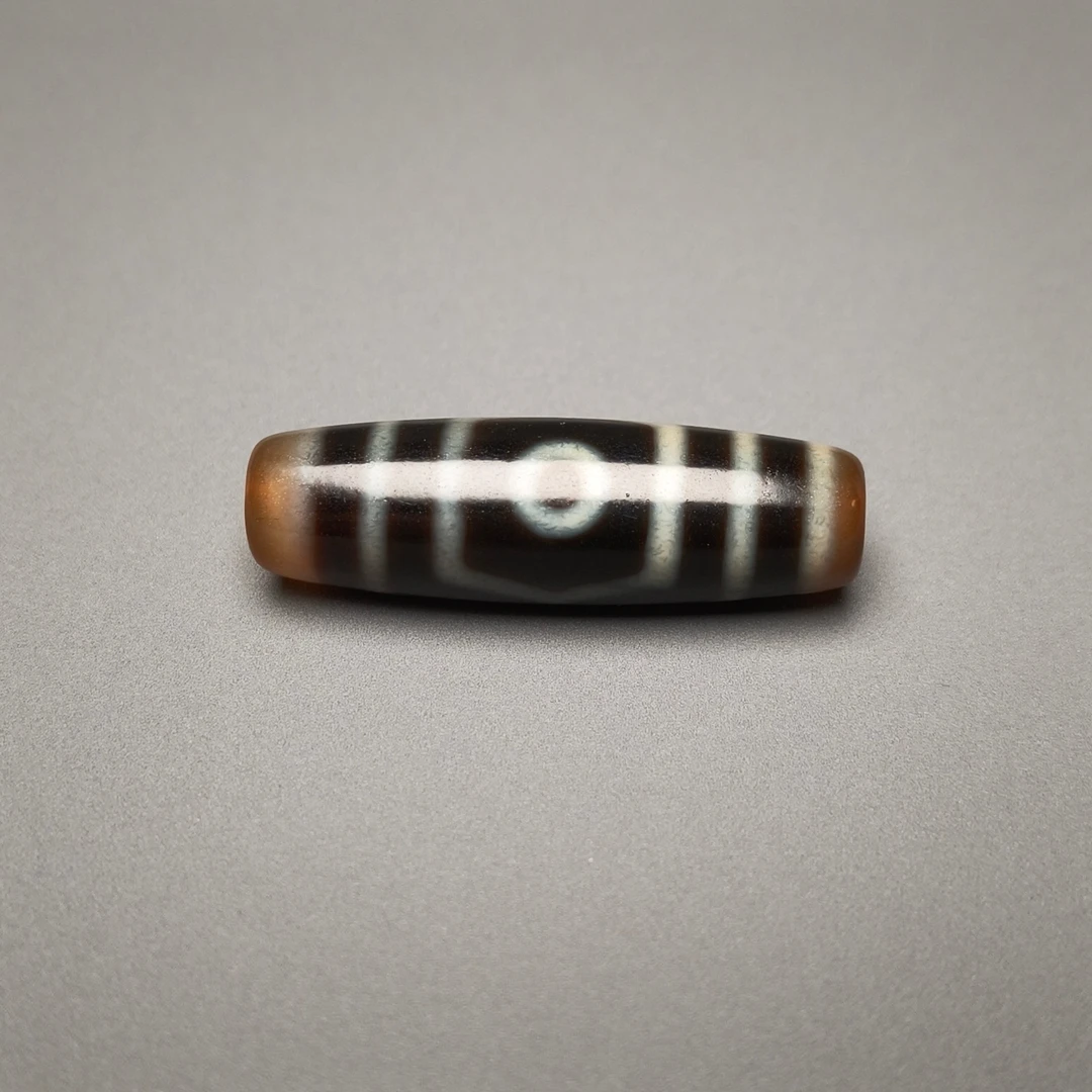 民国三眼玛瑙珠/DZ013013/古玩/收藏/德州文物