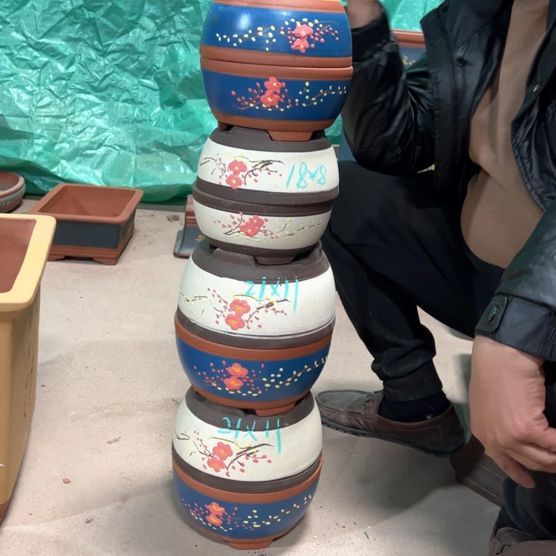 紫砂花盆紫砂花盆