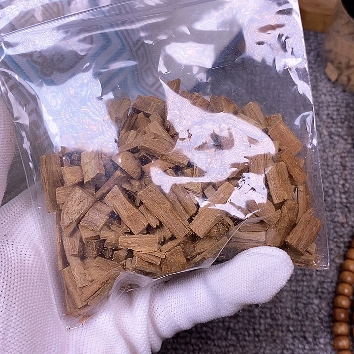 檀香木手串/手链老山檀香碎料50克