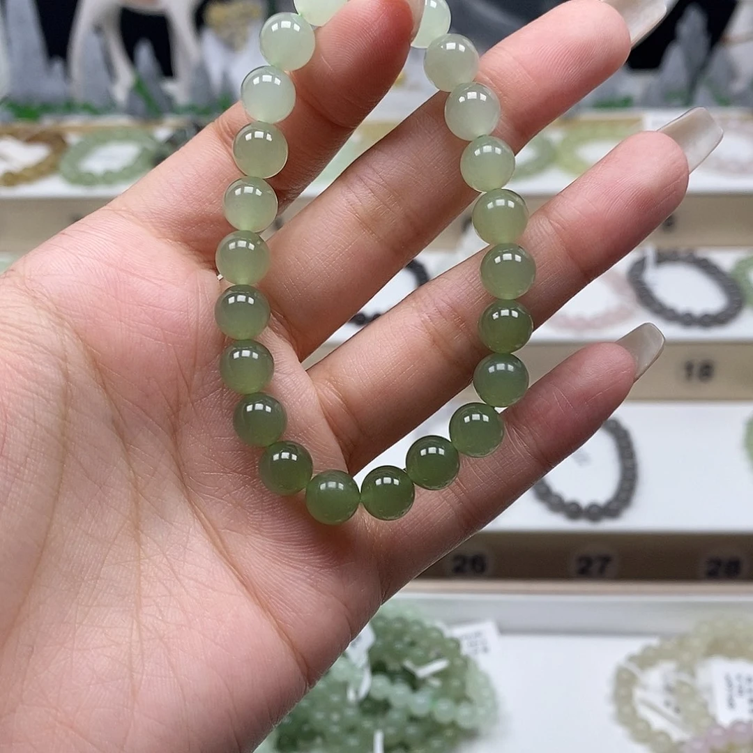 手链未镶嵌和田玉手串
