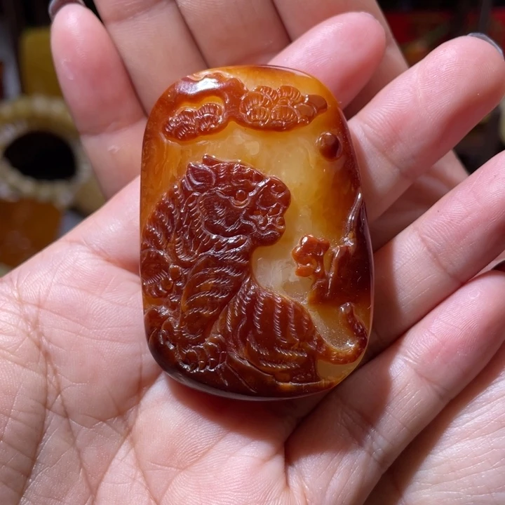 琥珀吊坠(不含链)未镶嵌