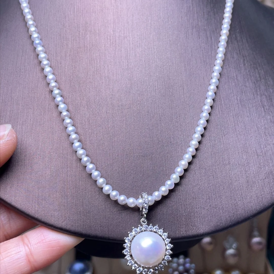 银S925镶嵌其他淡水珍珠