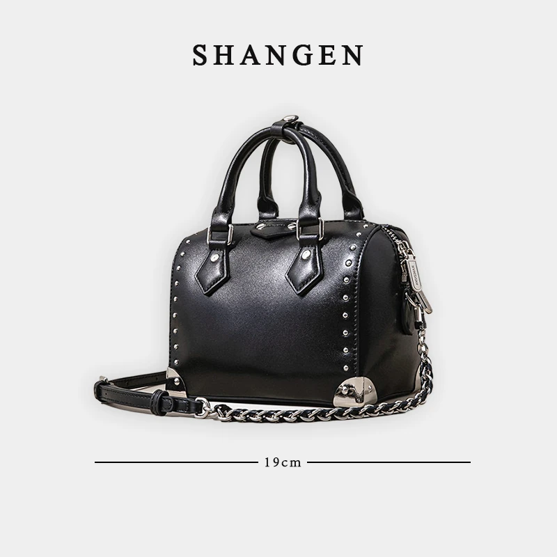 【尚恩CC】SK--82952-黑色-轻奢时尚女士新款手提斜挎包